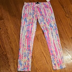 Forever 21 Multicolor Abstract Jeggings
